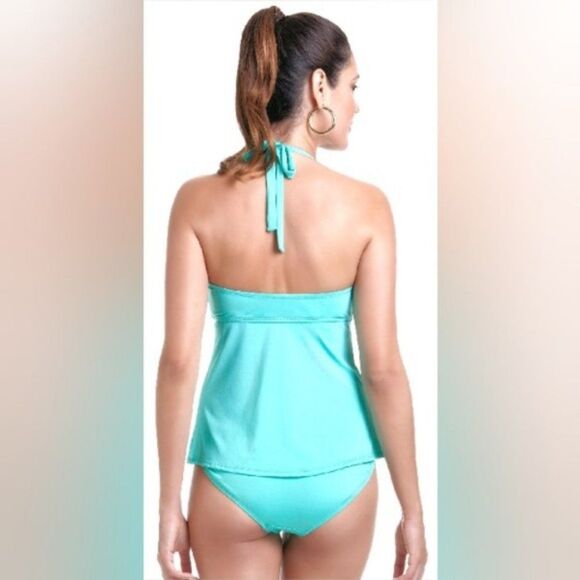 COLE OF CALIFORNIA - Bandeau Tankini Swim Top - Picture 2 of 4